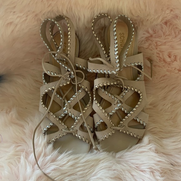 BNWOT Schutz Jerri Lace-up Sandals - Picture 1 of 6